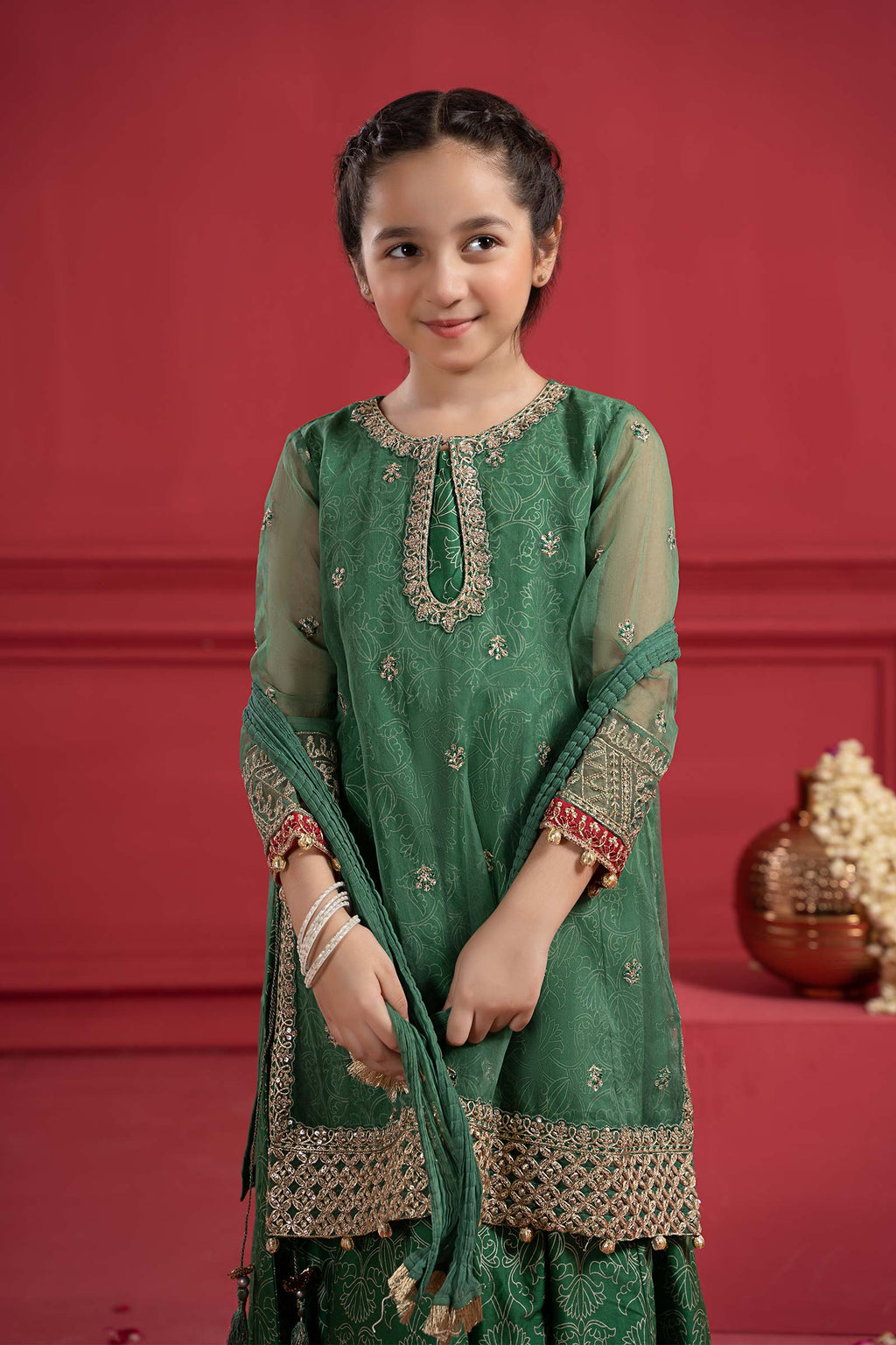 Maria B | Suit Green MKS-W23-21 - Libasekhas