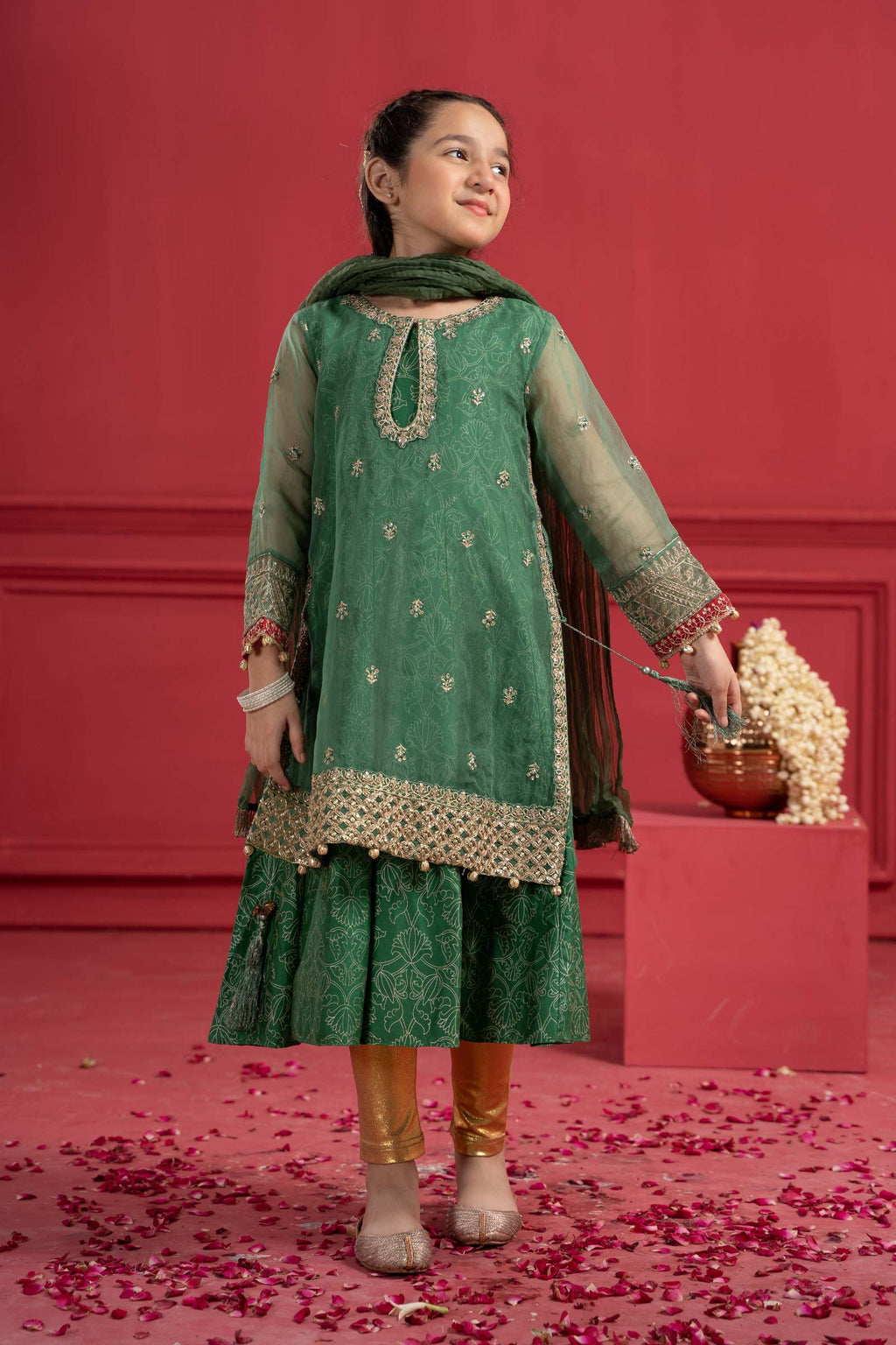 Maria B | Suit Green MKS-W23-21 - Libasekhas