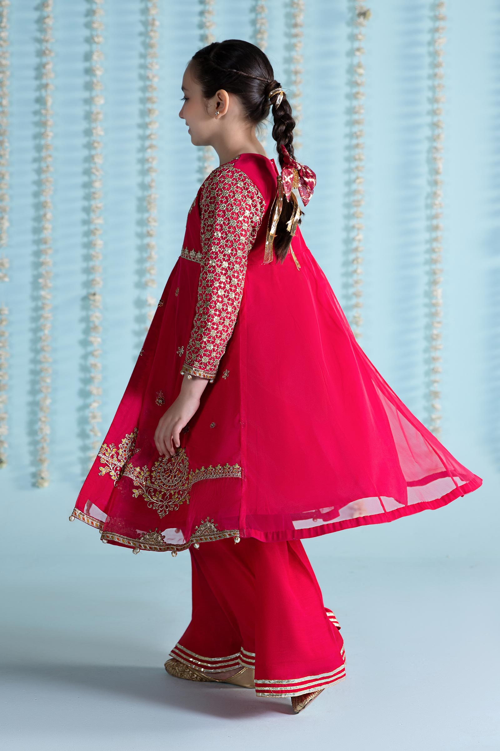 Maria B | 3 Piece Embroidered Net Suit | MKS-EA24-02 - Libasekhas