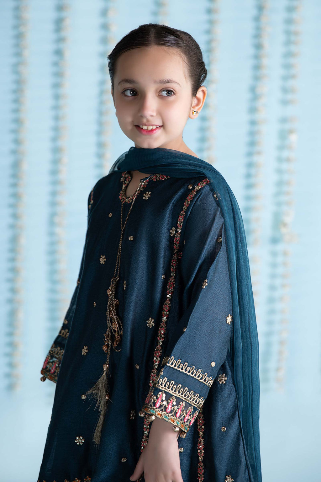 Maria B | 3 Piece Embroidered Yarn Dyed Suit | MKS-EA24-19 - Libasekhas