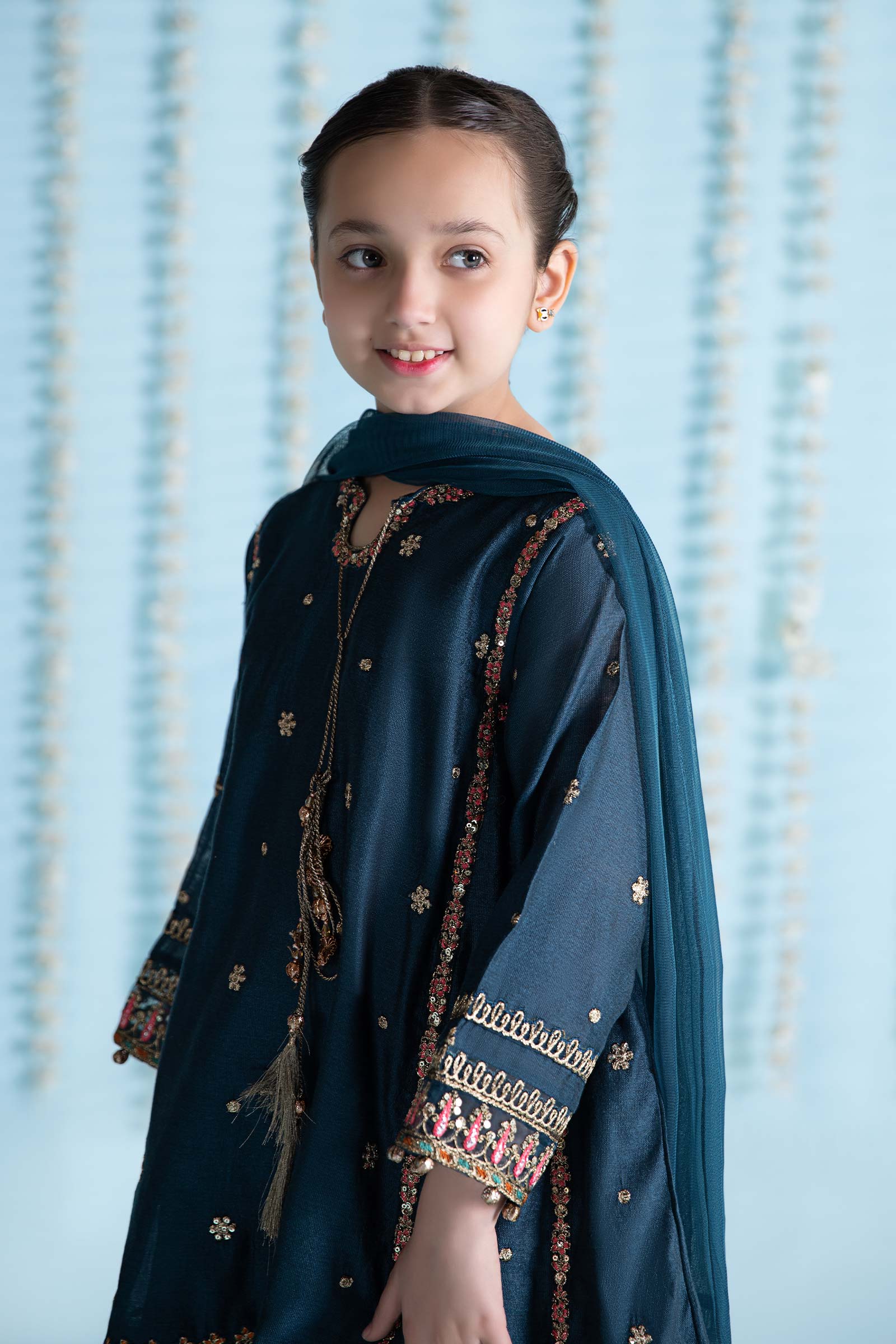 Maria B | 3 Piece Embroidered Yarn Dyed Suit | MKS-EA24-19 - Libasekhas