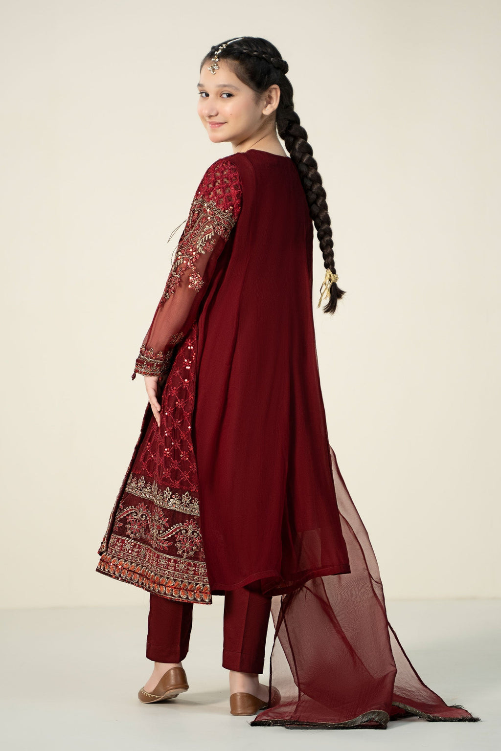 Maria B | 3 Piece Embroidered Suit | MKS-EF23-32R1 - Libasekhas