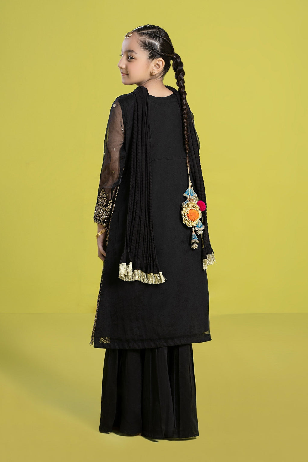 Maria B | 3 Piece Embroidered Organza Suit | MKS-EF24-37 - Libasekhas
