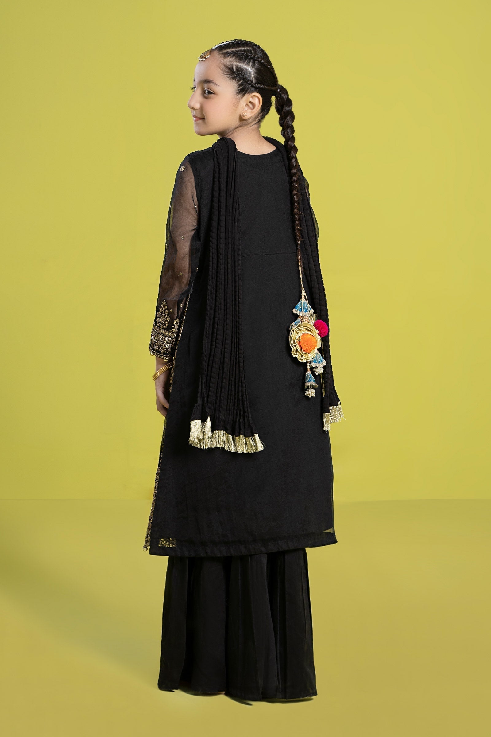 Maria B | 3 Piece Embroidered Organza Suit | MKS-EF24-37 - Libasekhas