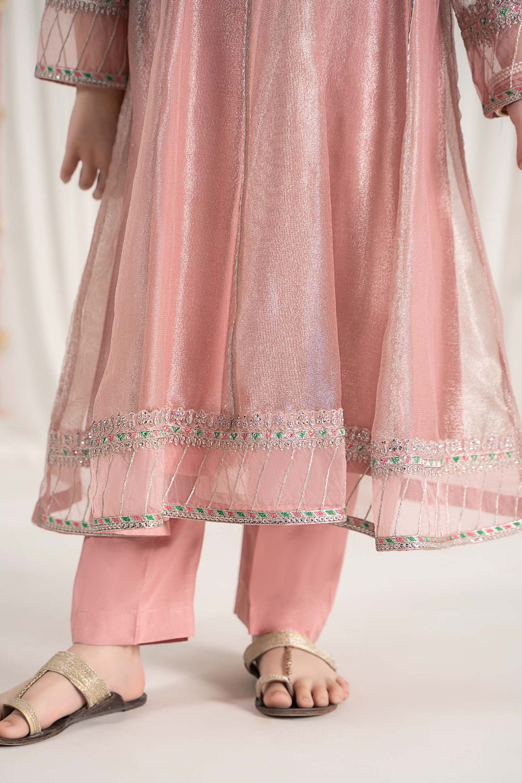 Maria B | 3 Piece Embroidered Zari Net Suit | MKS-EF25-01 - Libasekhas