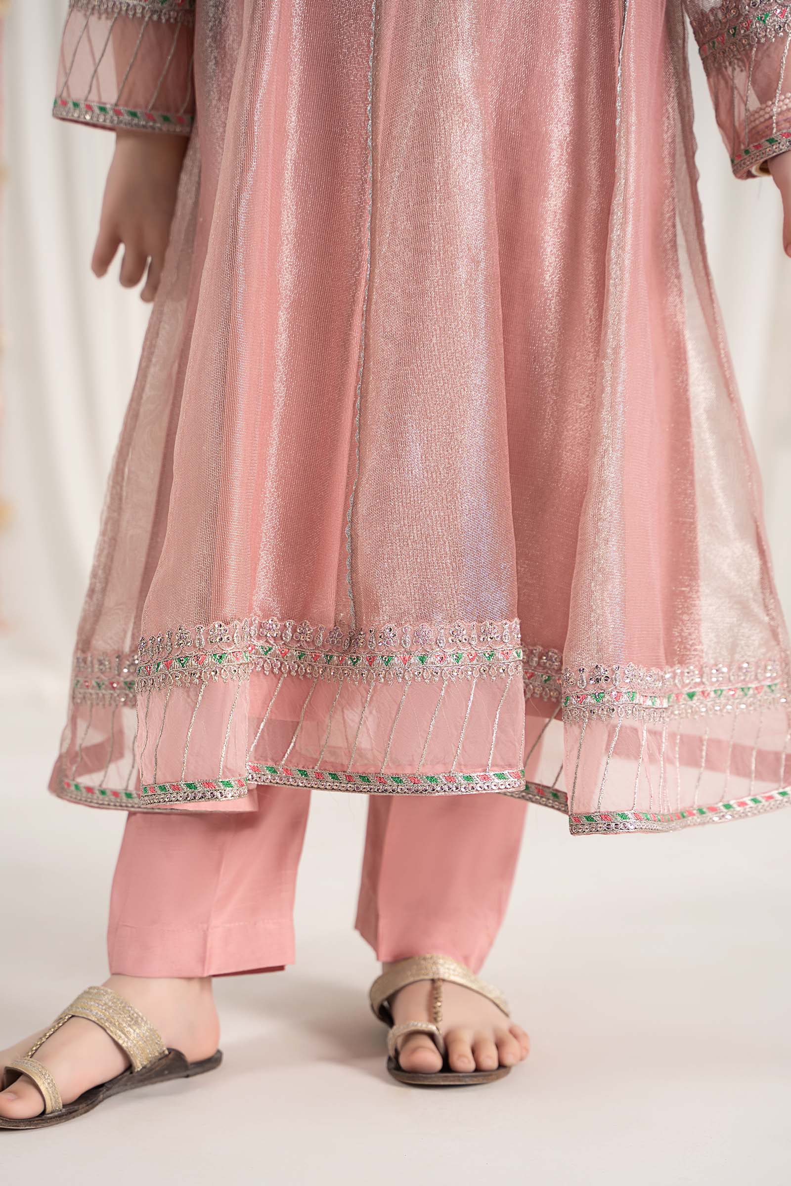 Maria B | 3 Piece Embroidered Zari Net Suit | MKS-EF25-01 - Libasekhas