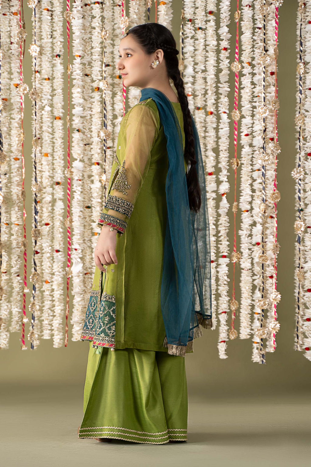 Maria B | 3 Piece Embroidered Organza Suit | MKS-EF25-21 - Libasekhas