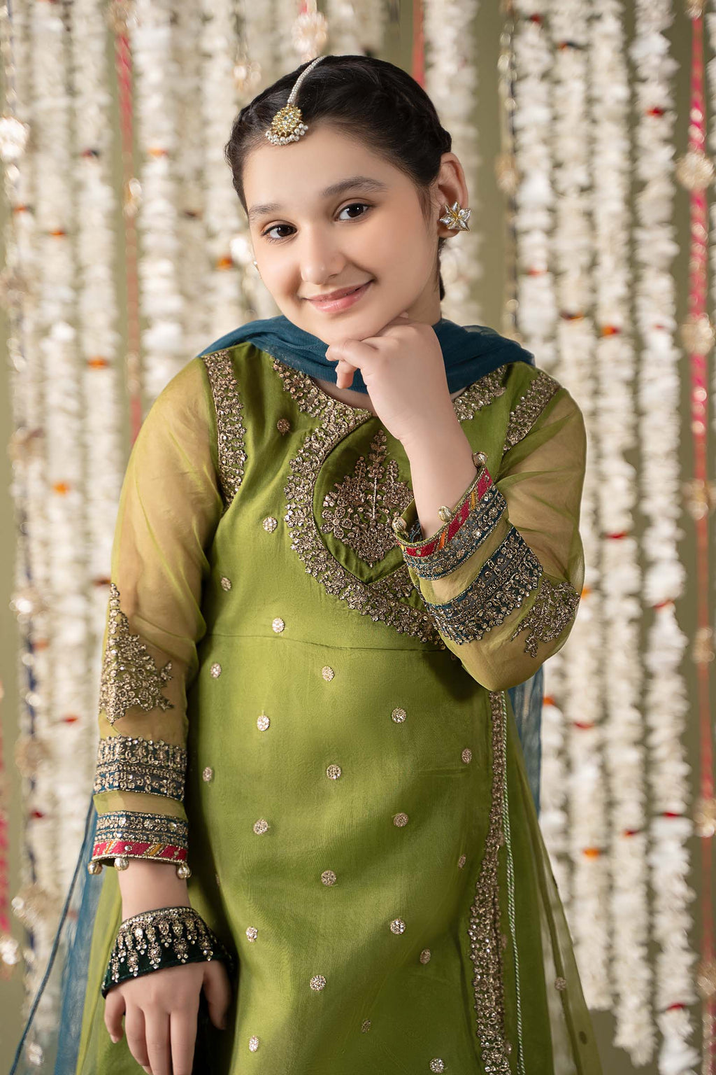 Maria B | 3 Piece Embroidered Organza Suit | MKS-EF25-21 - Libasekhas