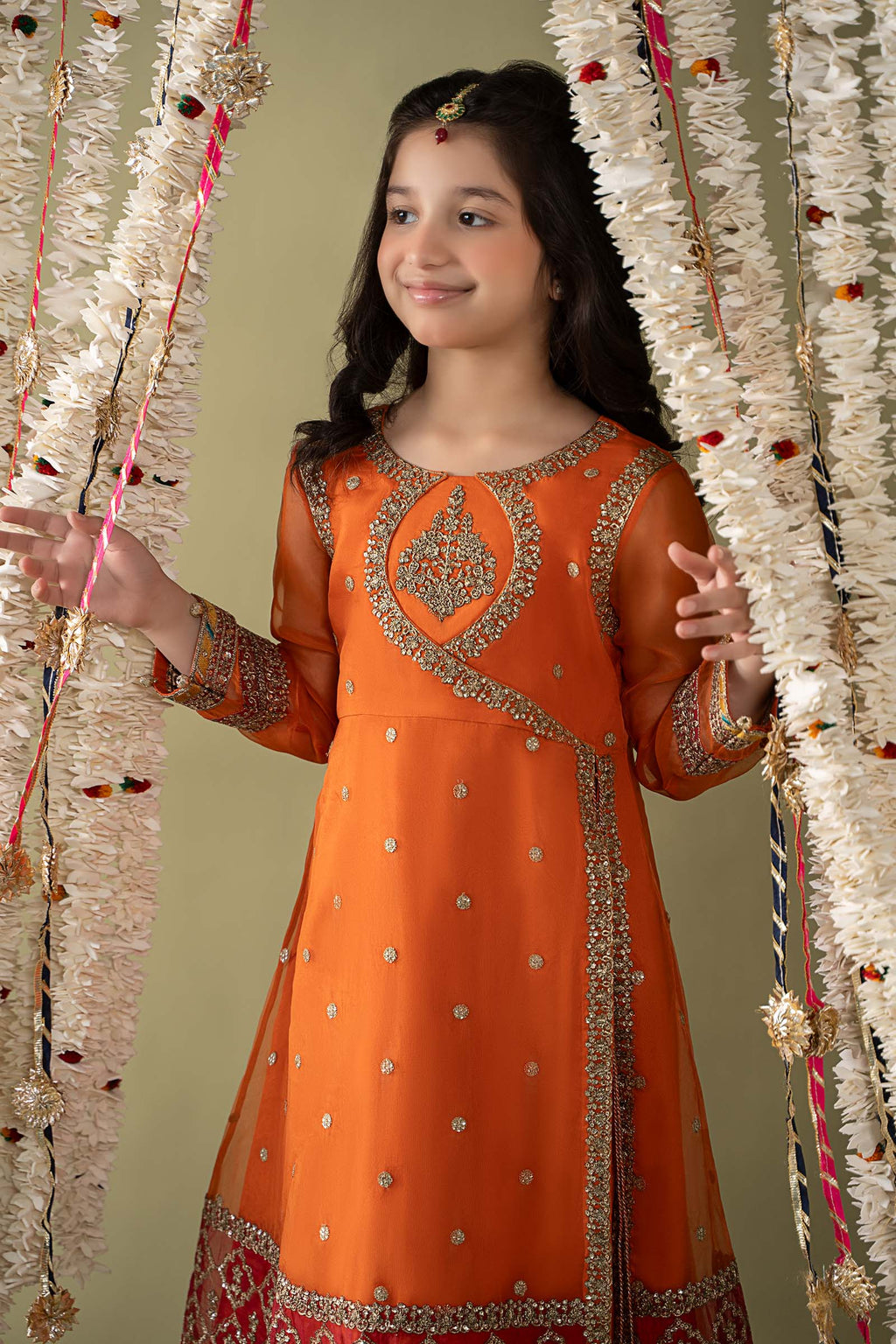 Maria B | 3 Piece Embroidered Organza Suit | MKS-EF25-21 - Libasekhas