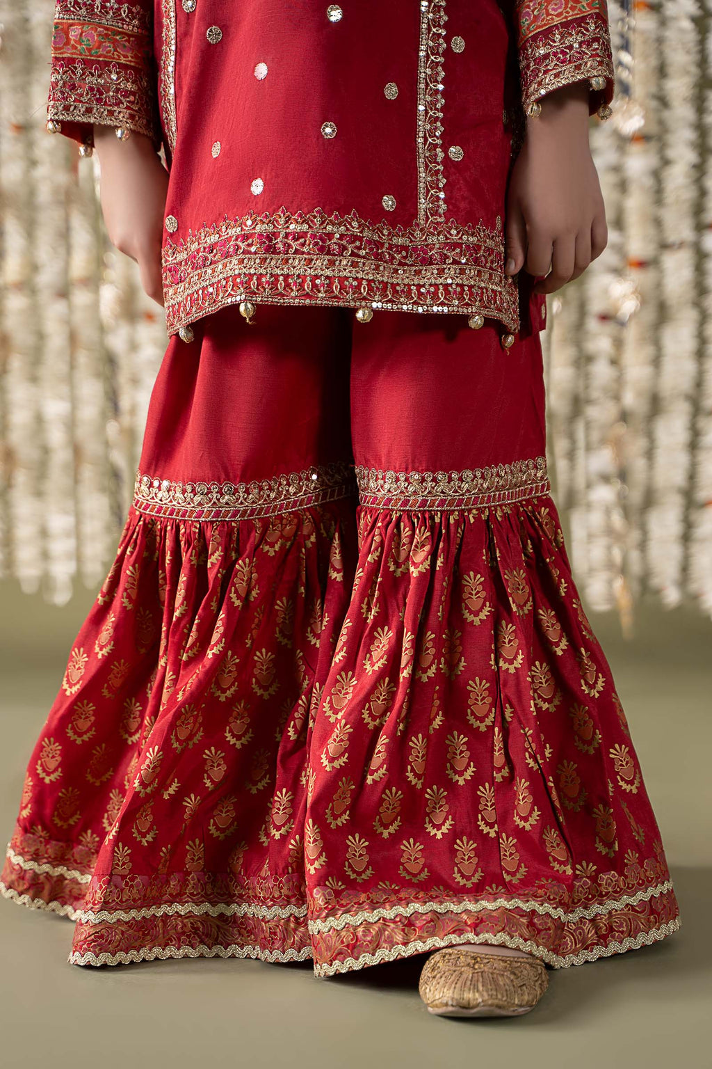 Maria B | 3 Piece Embroidered Raw Silk Suit | MKS-EF25-25 - Libasekhas