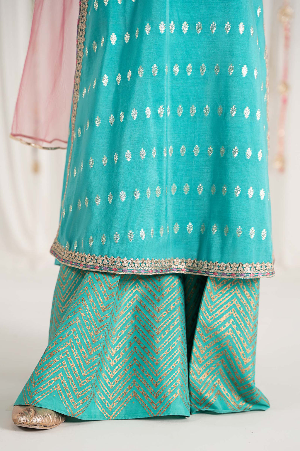 Maria B | 3 Piece Embroidered Raw Silk Suit | MKS-EF25-30 - Libasekhas