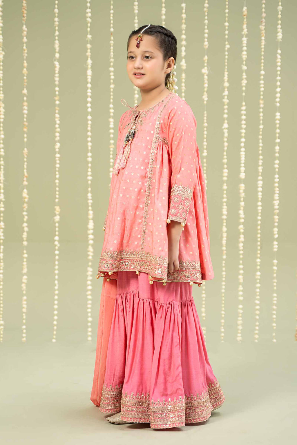 Maria B | 3 Piece Embroidered Paper Cotton Lurex Suit | MKS-W24-11 - Libasekhas