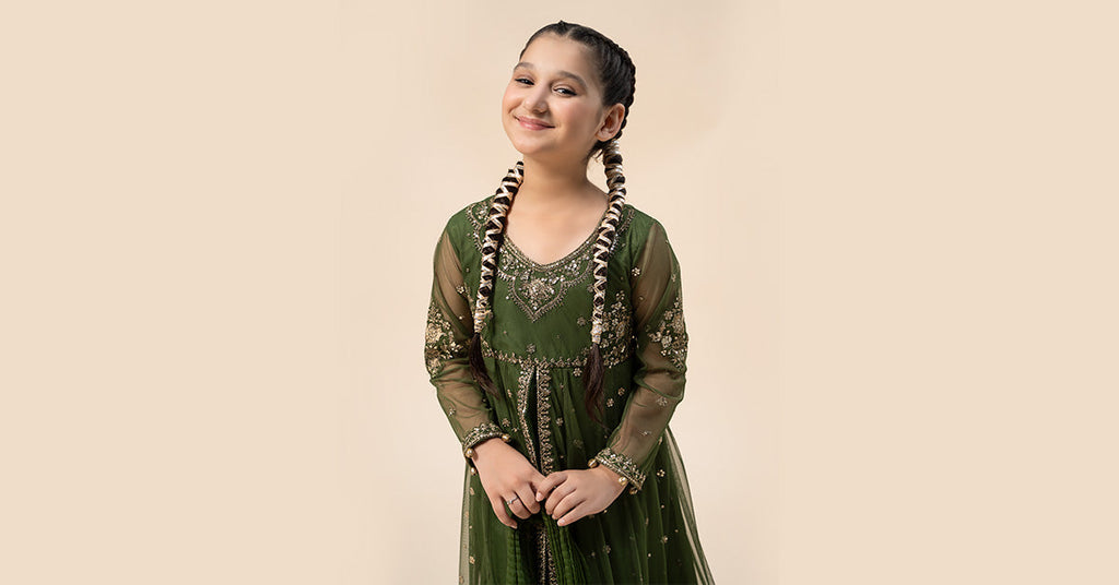 Maria B | 3 Piece Embroidered Net Suit | MKS-W24-25 - Libasekhas
