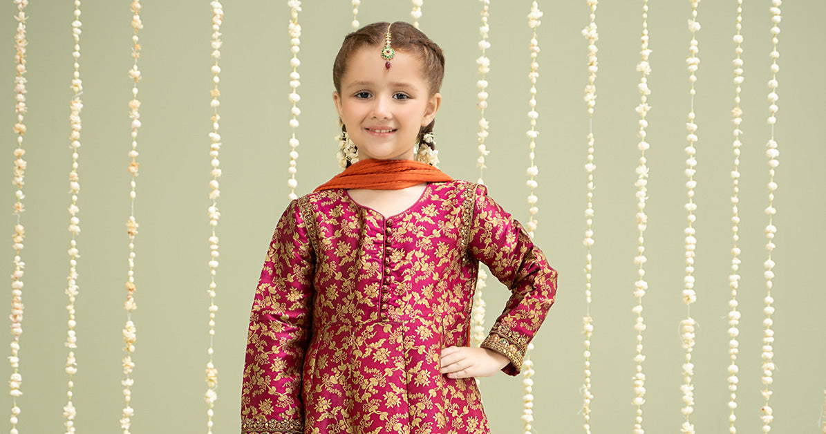 Maria B | 3 Piece Embroidered Jamawar Suit | MKS-W24-30 - Libasekhas