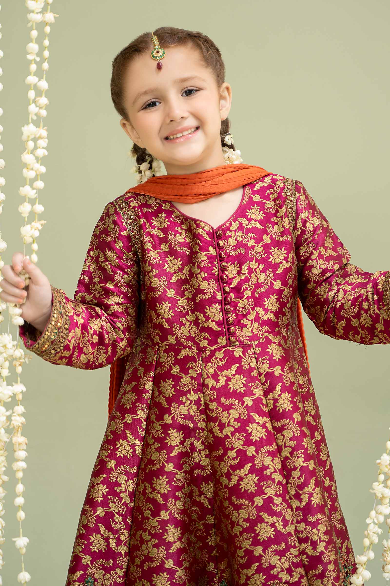 Maria B | 3 Piece Embroidered Jamawar Suit | MKS-W24-30 - Libasekhas