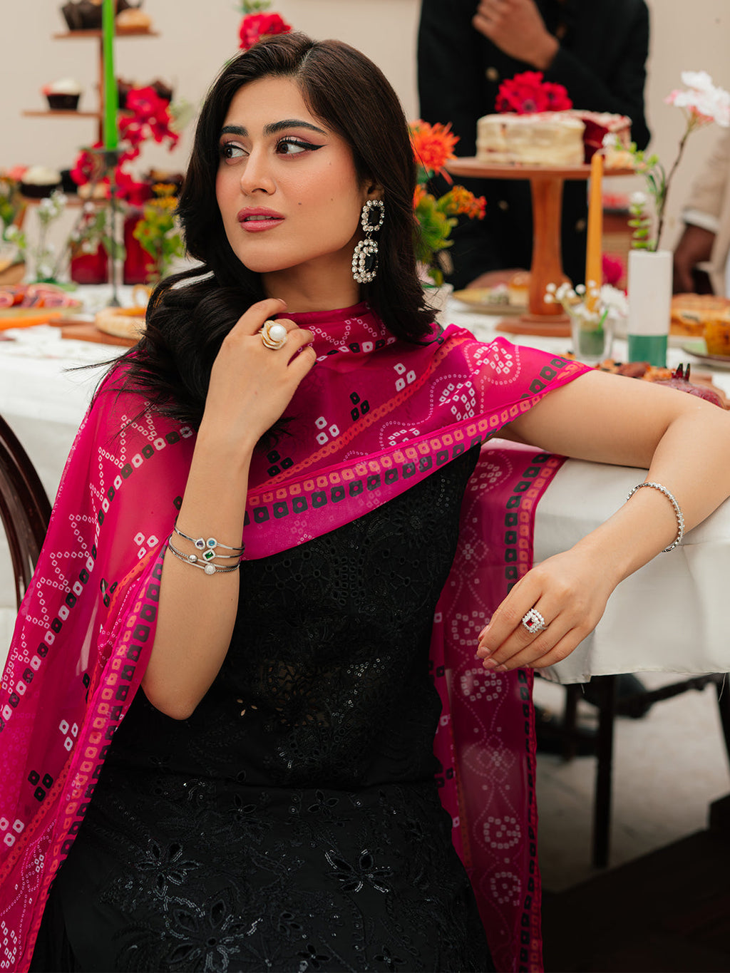 Mahnur | Allenura Luxury Lawn 24 | MOCHA - Riwayat-e-Khas