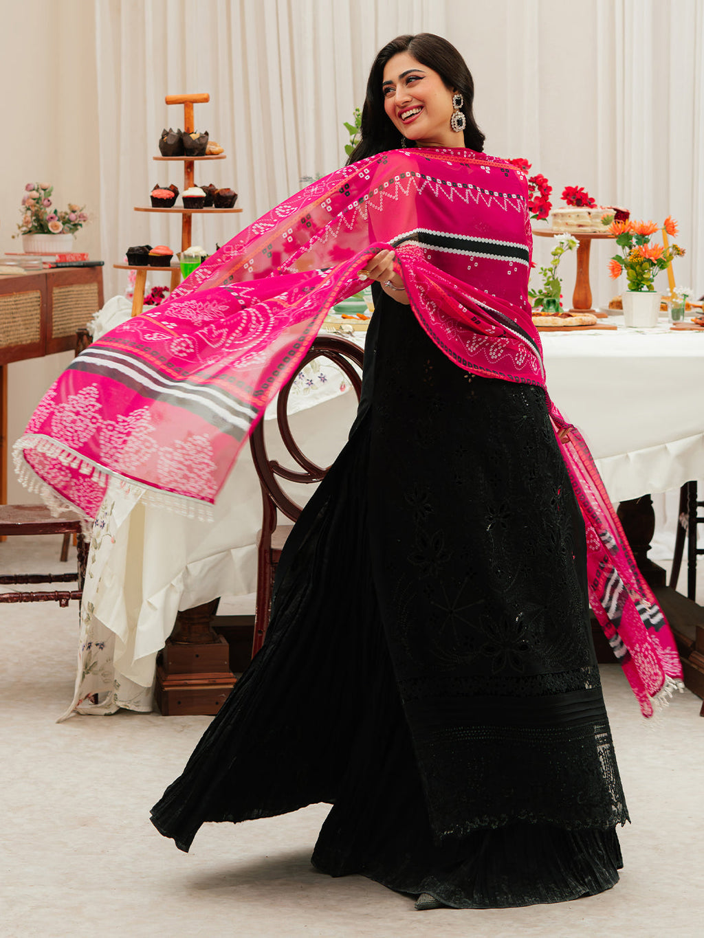 Mahnur | Allenura Luxury Lawn 24 | MOCHA - Riwayat-e-Khas
