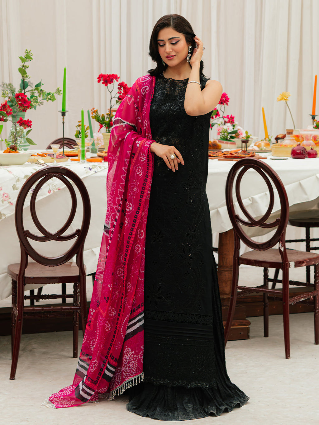 Mahnur | Allenura Luxury Lawn 24 | MOCHA - Riwayat-e-Khas