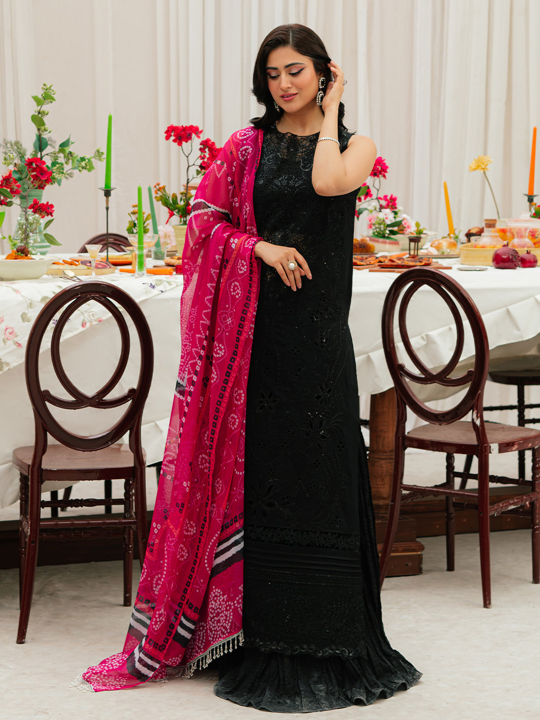 Mahnur | Allenura Luxury Lawn 24 | MOCHA - Riwayat-e-Khas