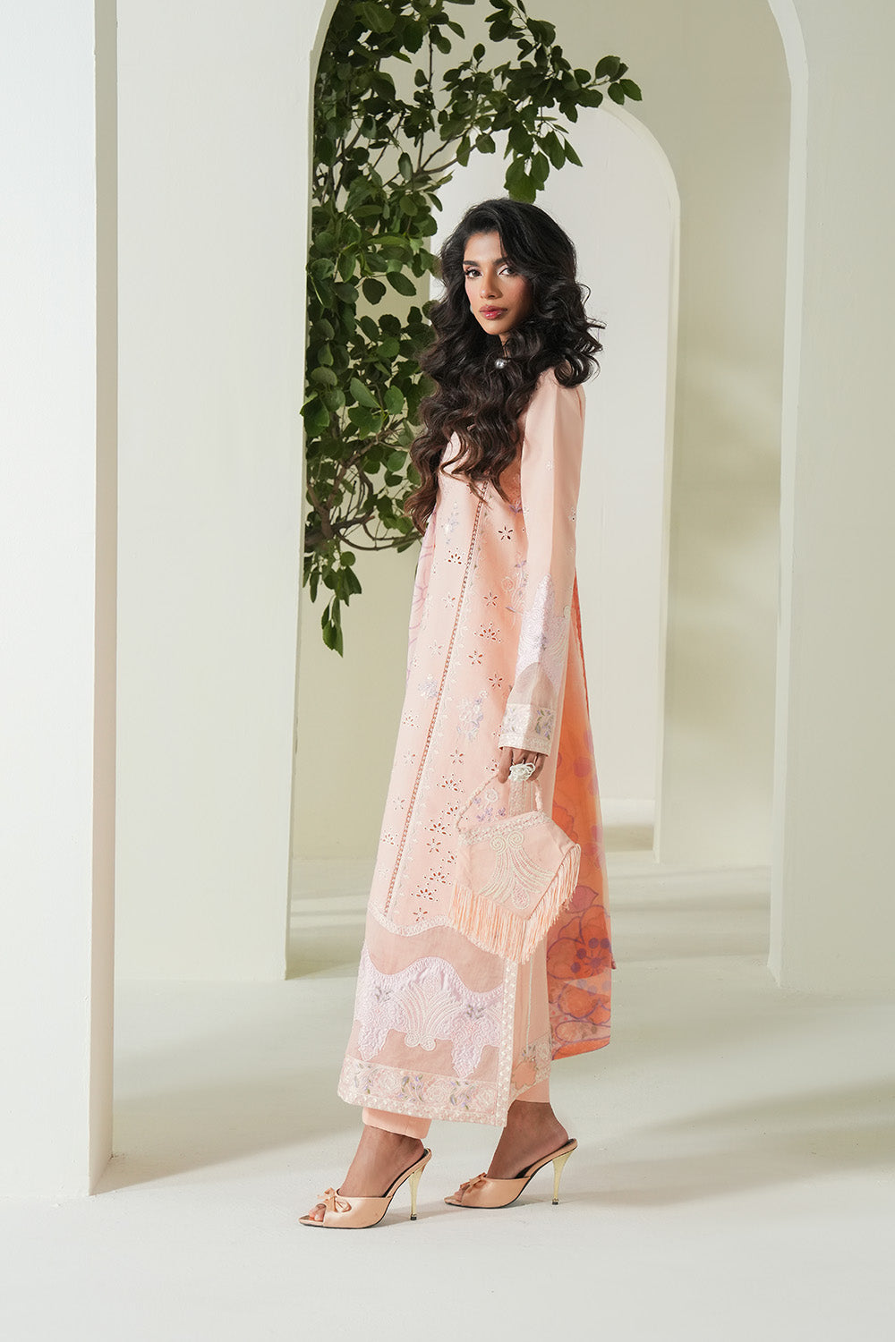 Maryum N Maria | Soiree Lawn | Peachy Delight