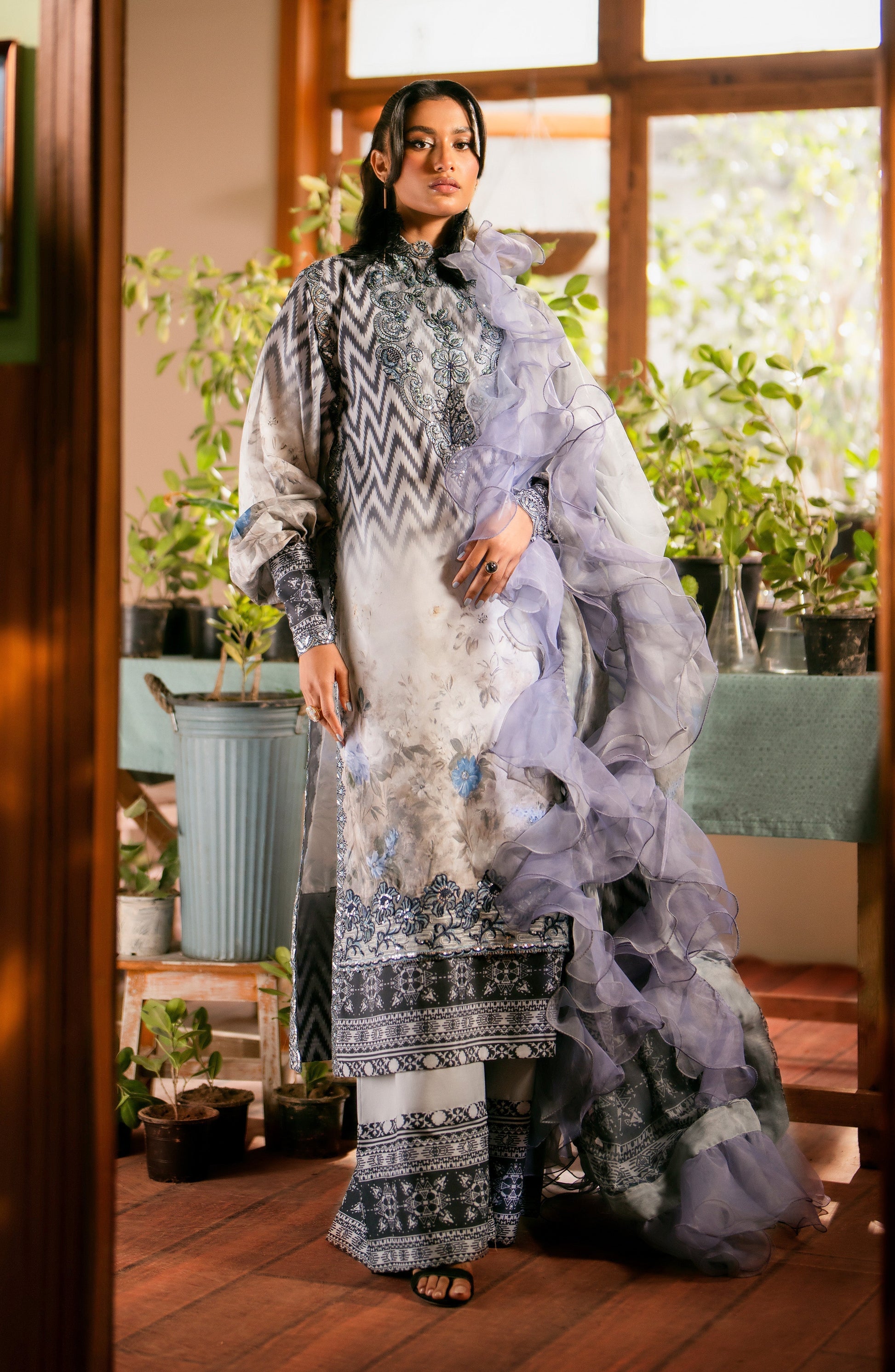 Maryum N Maria | Luxury Lawn 24 | Sara - House Of Anaya