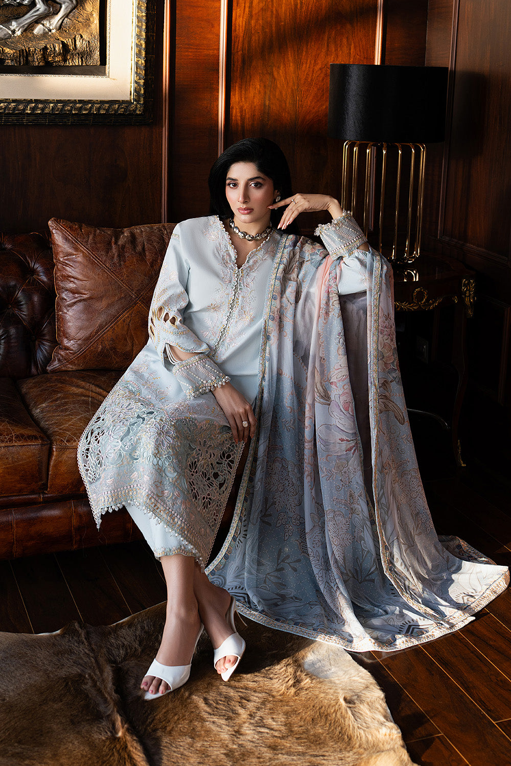 Maryum N Maria | Eid Luxury Lawn 26 | SNEŽANA - MSS6336