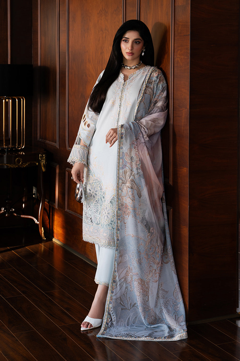 Maryum N Maria | Eid Luxury Lawn 26 | SNEŽANA - MSS6336