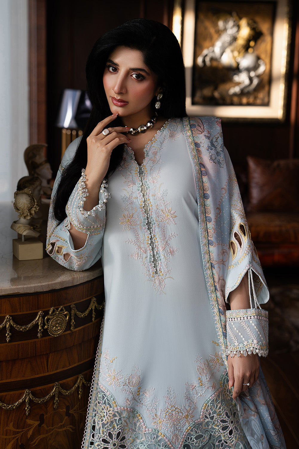 Maryum N Maria | Eid Luxury Lawn 26 | SNEŽANA - MSS6336