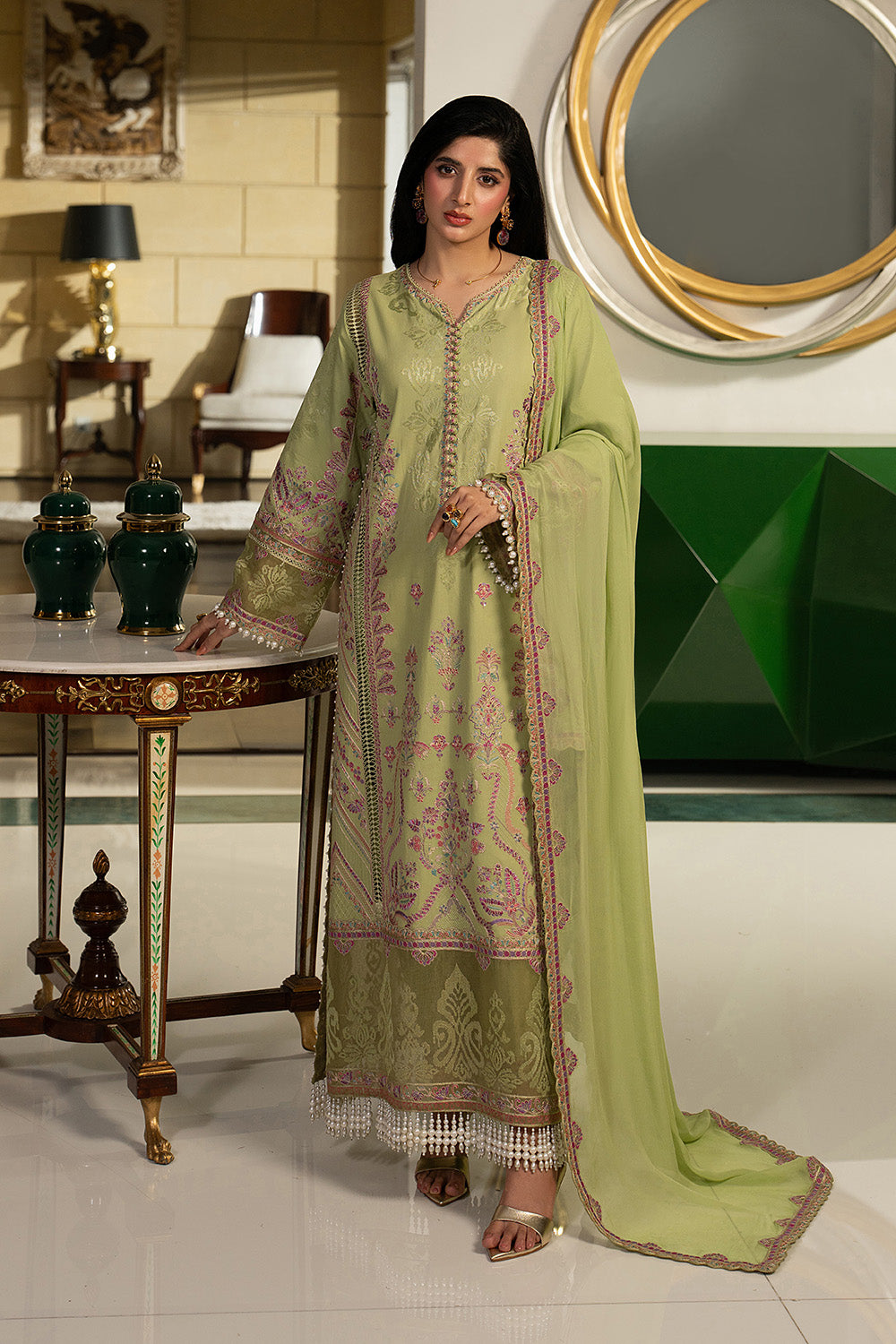 Maryum N Maria | Eid Luxury Lawn 26 | ROMANKA - MSS6342