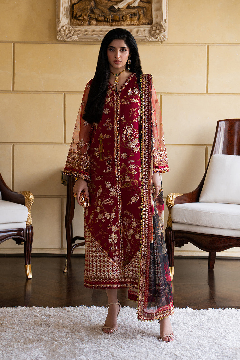 Maryum N Maria | Eid Luxury Lawn 26 | SOLOMIA - MSS6345