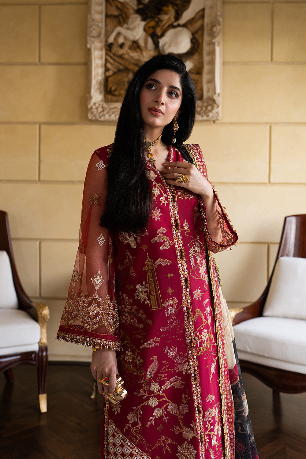 Maryum N Maria | Eid Luxury Lawn 26 | SOLOMIA - MSS6345