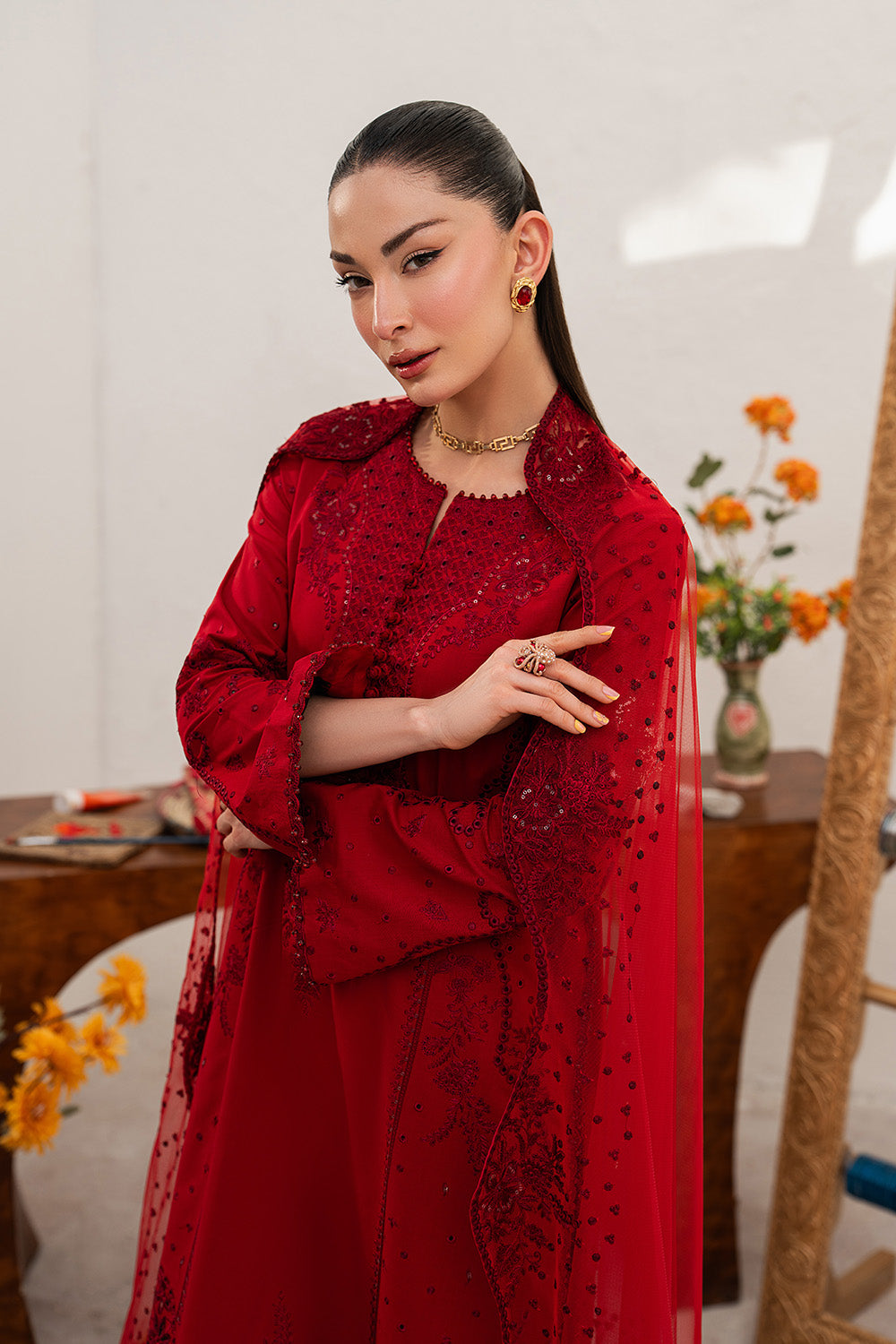 Maryum N Maria | Eid Luxury Lawn 26 | ZAMZAM - MSS6366
