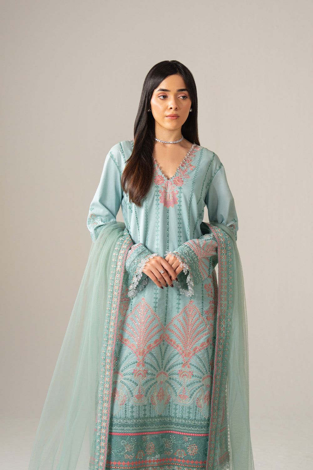Maryum N Maria | Eid Luxury Lawn 26 | BANIN - MSS6368