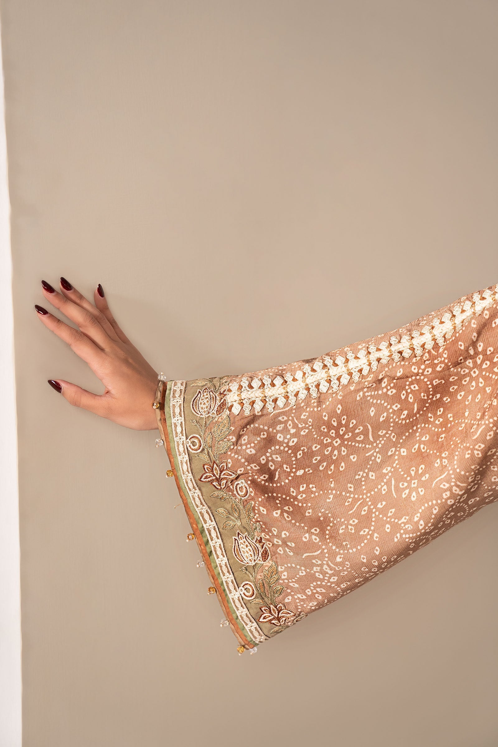 Maria B | Eid Collection 26 | 3 Piece Embroidered Silk Suit