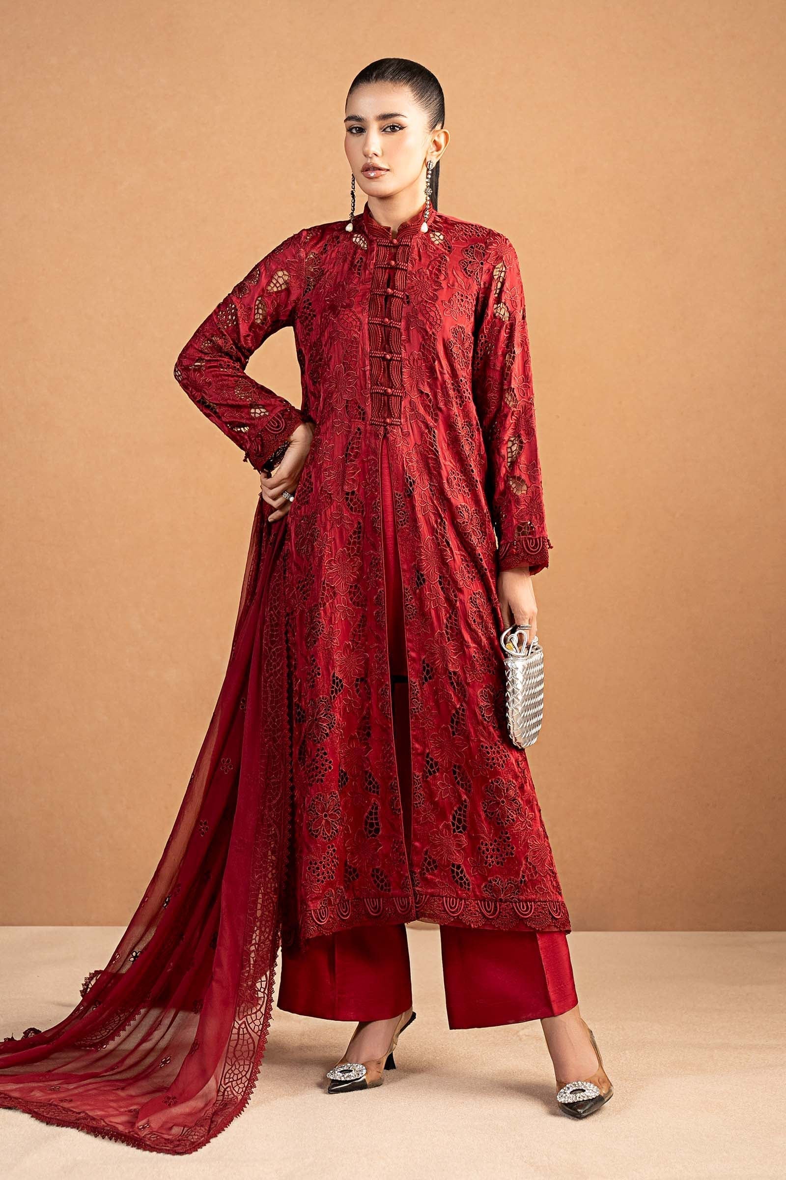 Maria B | Pre Fall 25 | MBS-W25-18-Red