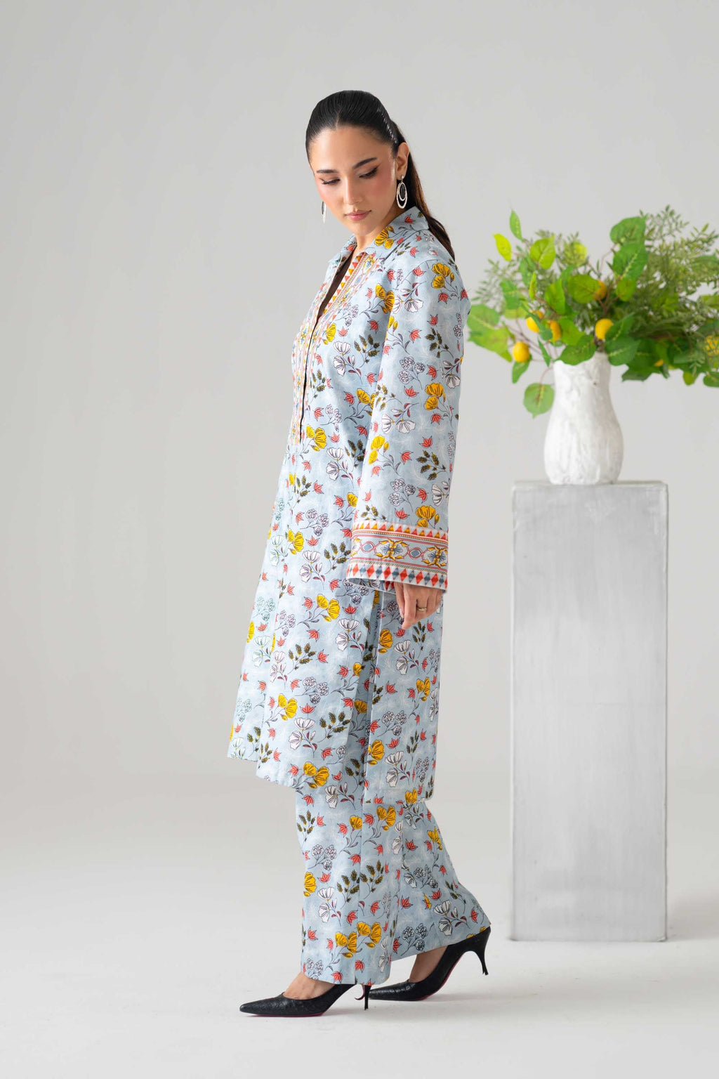 Akbar Aslam | Digital Print Lawn | Nixon