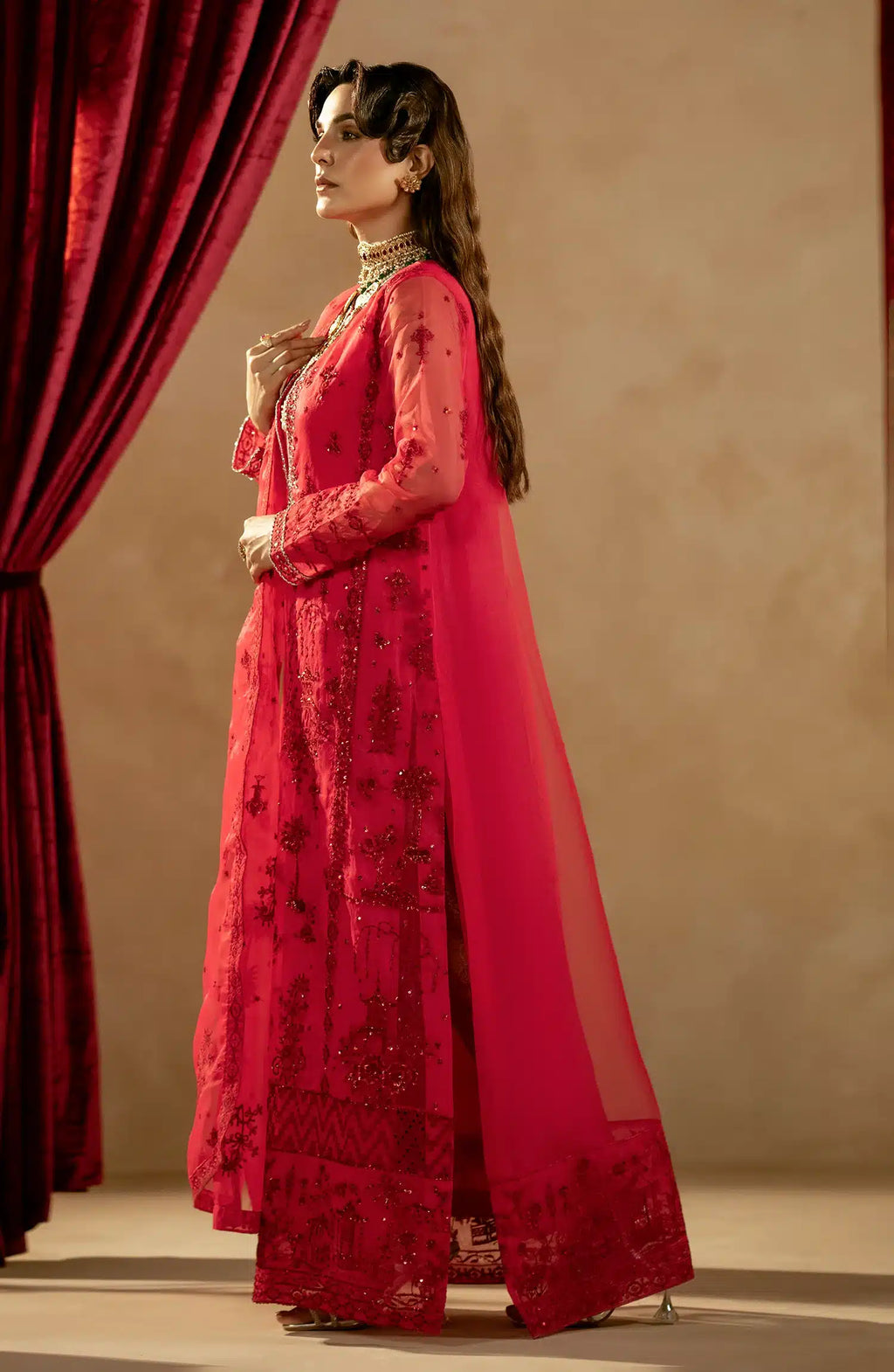 Maryum N Maria | Zamani Beghum Formals 23 | Tourmaline-(MW23-513) - House Of Anaya