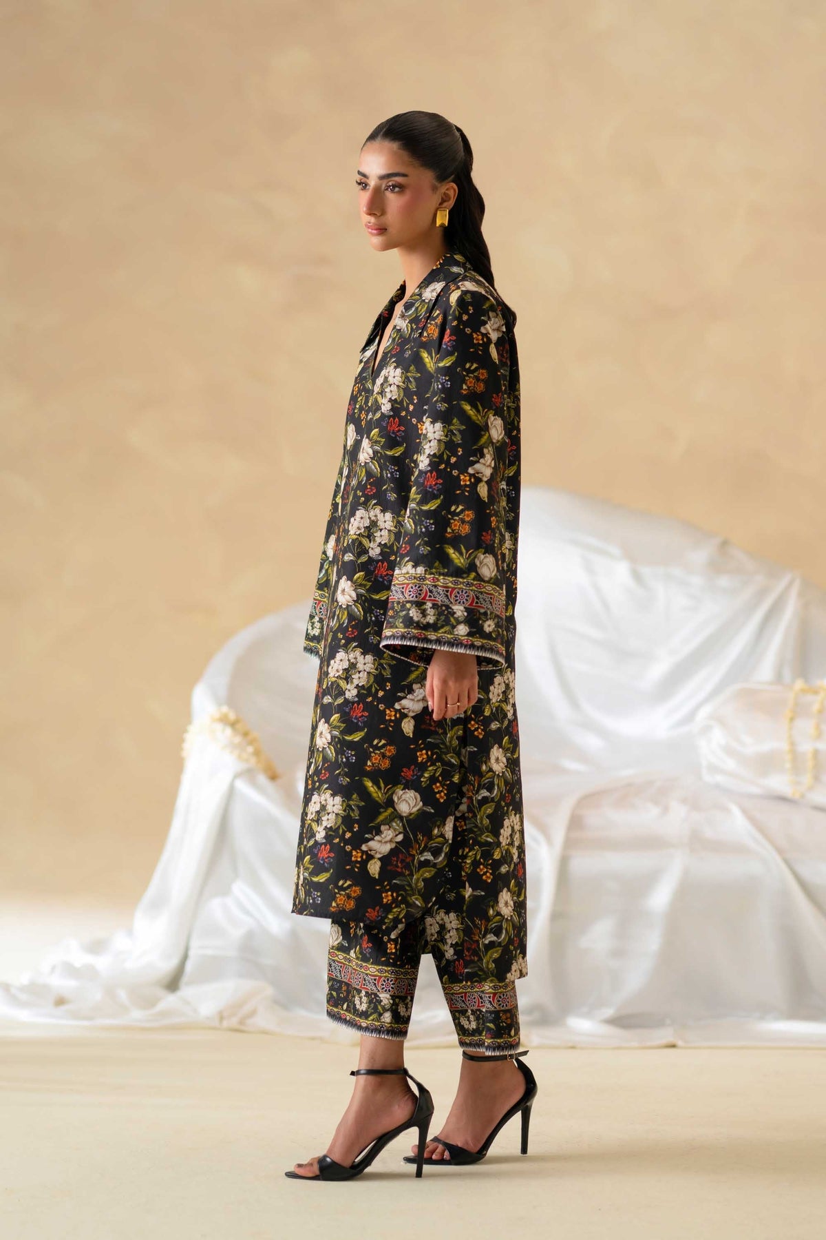 Akbar Aslam | Digital Print Lawn | Oren