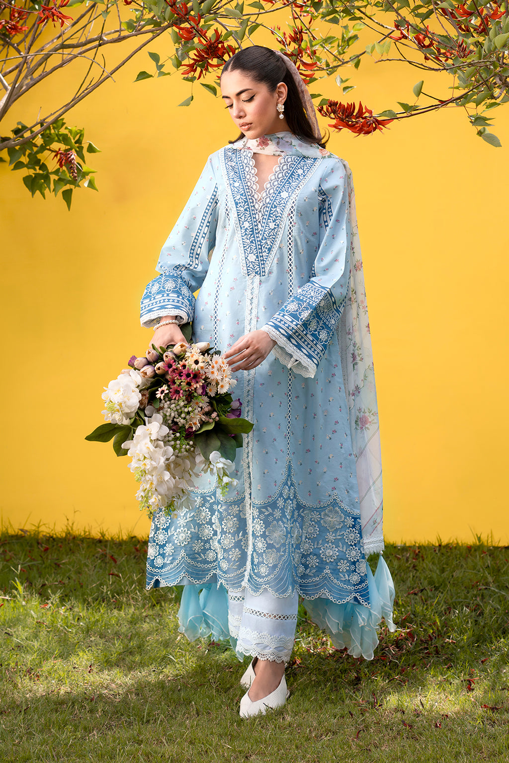 Sardinia | Cocktail Luxury Lawn | BLUEBELLS - Riwayat-e-Khas