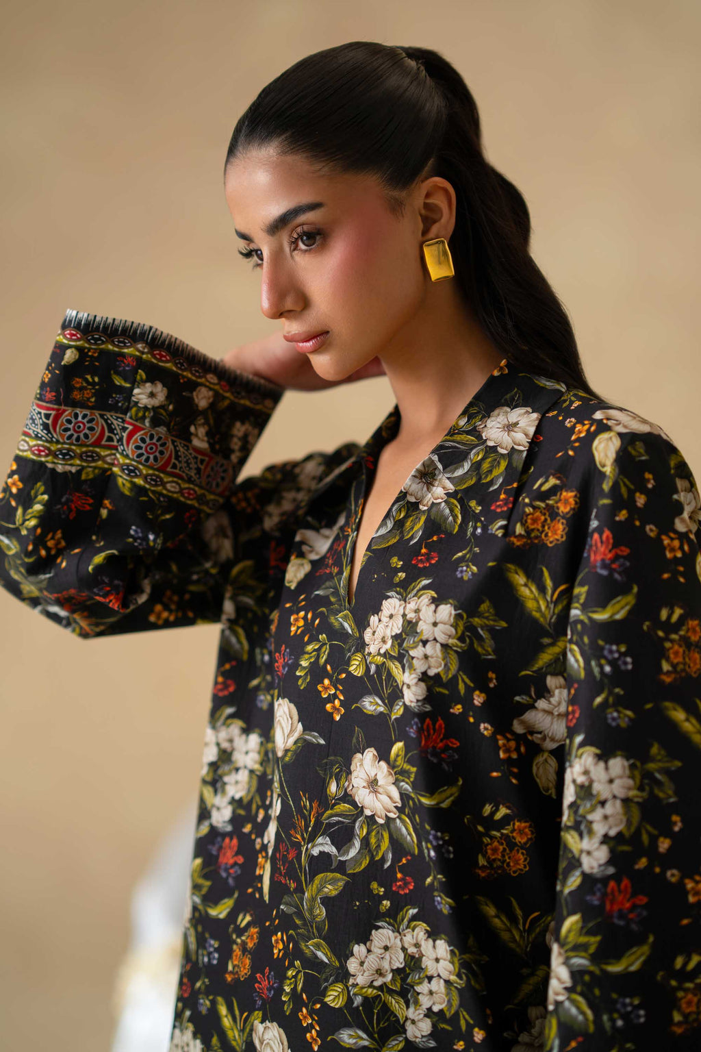 Akbar Aslam | Digital Print Lawn | Oren