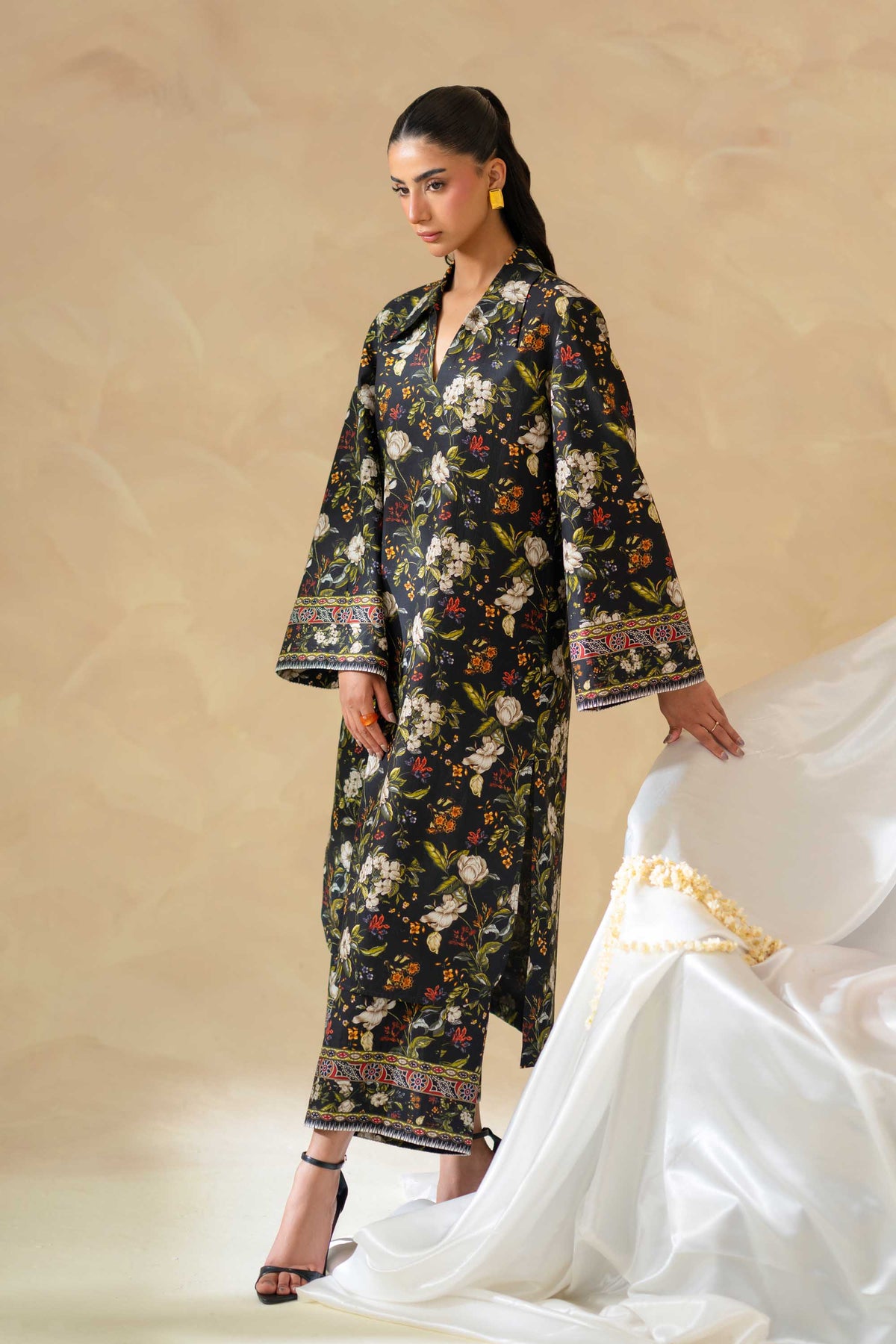 Akbar Aslam | Digital Print Lawn | Oren