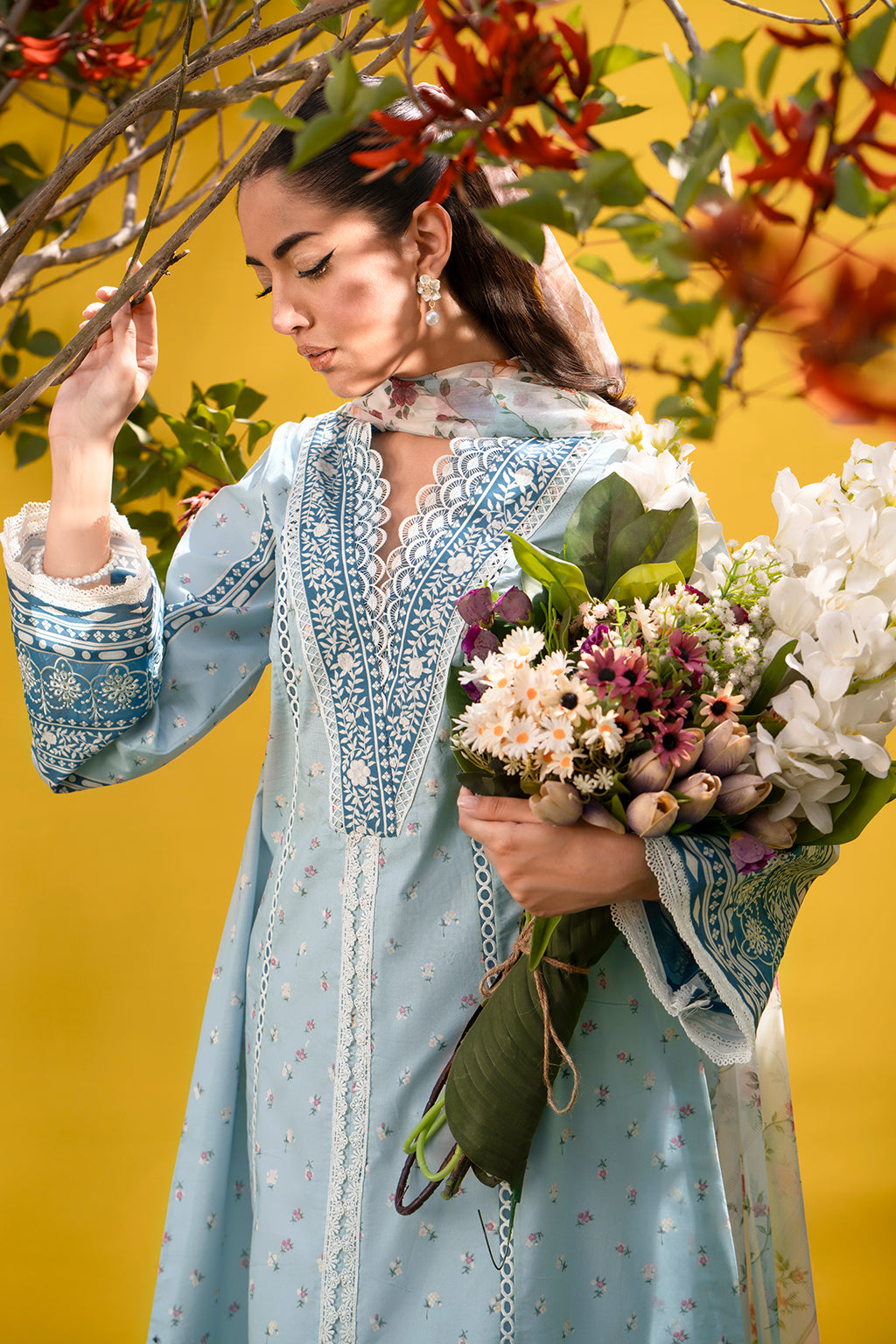 Sardinia | Cocktail Luxury Lawn | BLUEBELLS - Riwayat-e-Khas