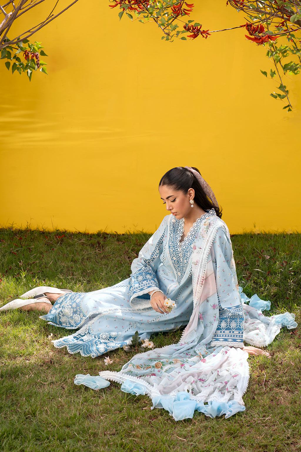 Sardinia | Cocktail Luxury Lawn | BLUEBELLS - Riwayat-e-Khas