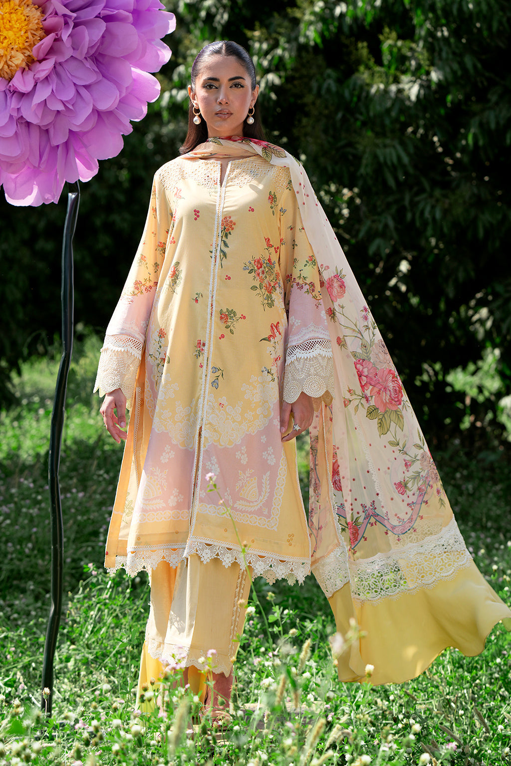 Sardinia | Cocktail Luxury Lawn | DAISY - Riwayat-e-Khas