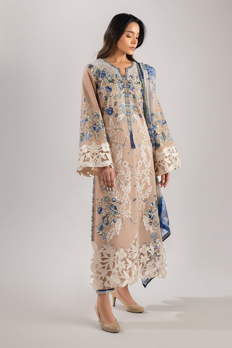 Mushq | Manaram Luxury Lawn 25 | Glistening Groove