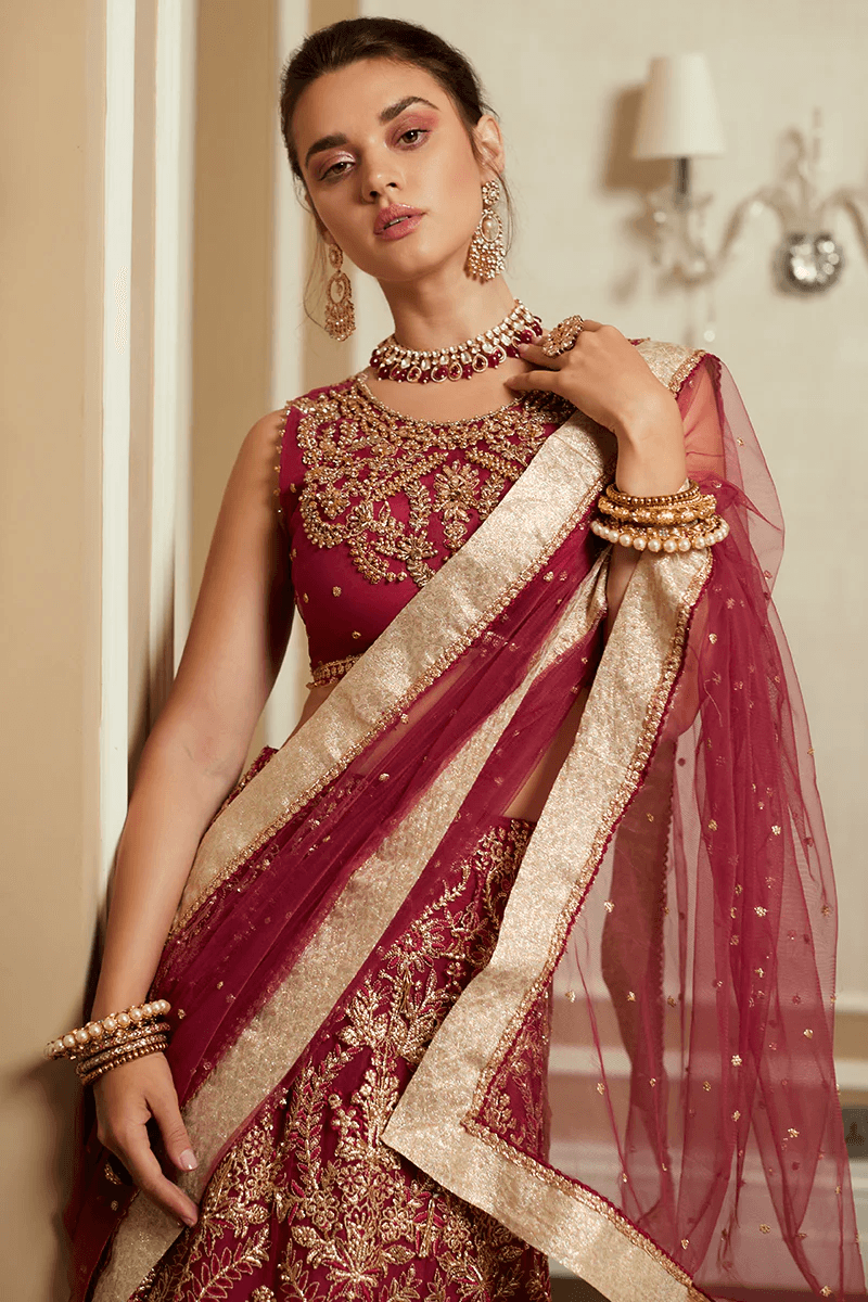 MUSHQ Amour Trousseau De Luxe Wedding Collection TDL23-06 RUBY - Riwayat-e-khas