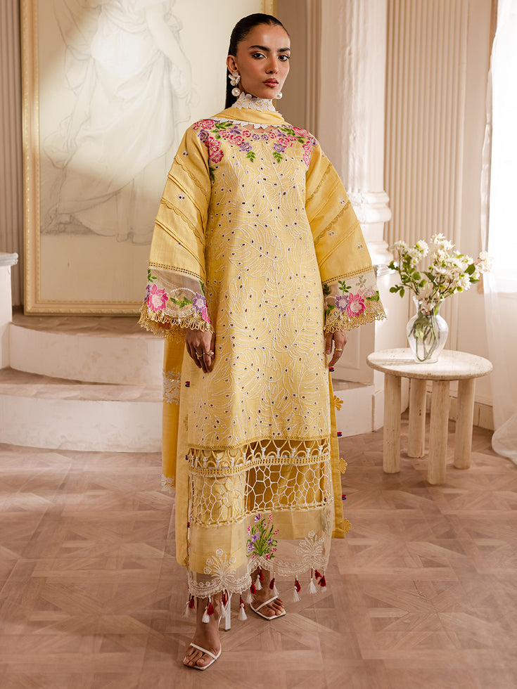 Parishay | Mira Winter | MW-01 | 3 PC Khaddar - Riwayat-e-Khas
