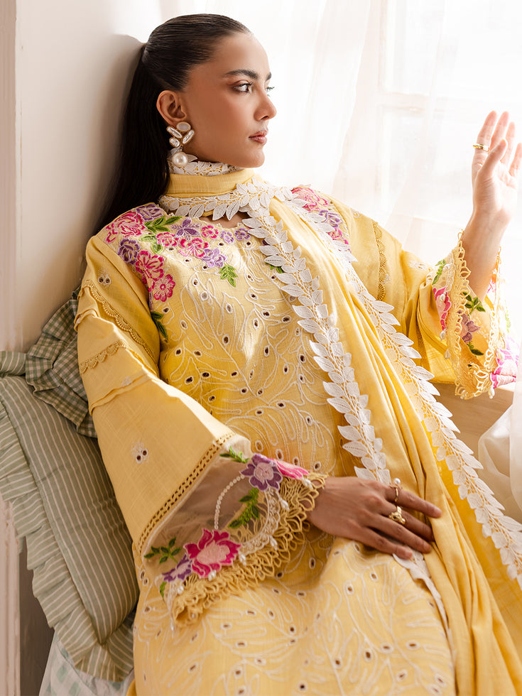 Parishay | Mira Winter | MW-01 | 3 PC Khaddar - Riwayat-e-Khas