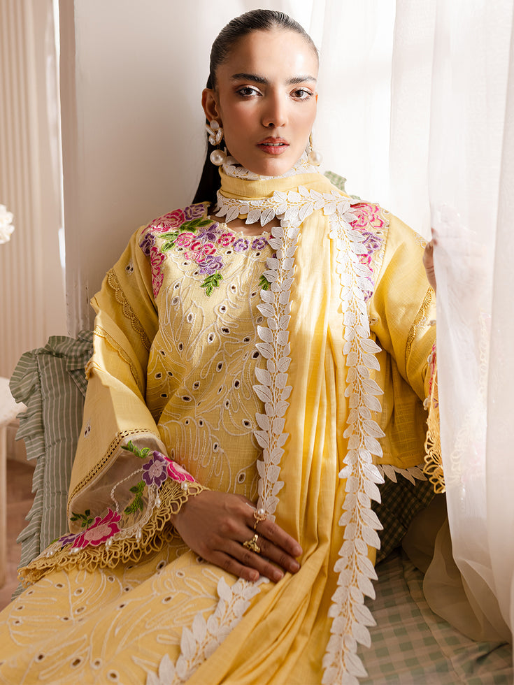 Parishay | Mira Winter | MW-01 | 3 PC Khaddar - Riwayat-e-Khas
