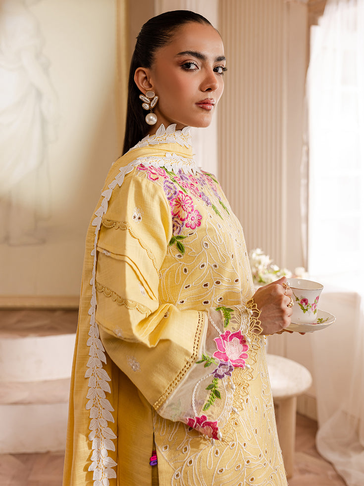 Parishay | Mira Winter | MW-01 | 3 PC Khaddar - Riwayat-e-Khas